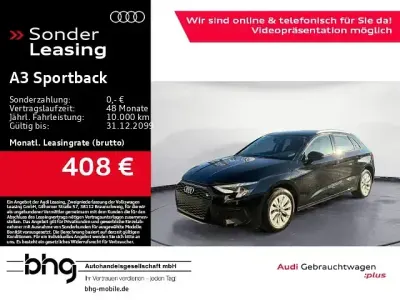 Gebraucht Audi A3 Sportback e-tron Ambiente 109 PS (80 kW) 2022 Schwarz Kleinwagen