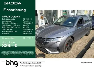 Gebraucht Skoda Octavia RS 245 PS (180 kW) 2023 Grau Kombi