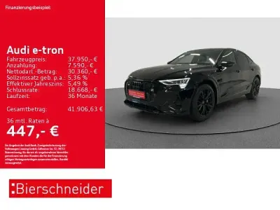 Gebraucht Audi e-tron S-Line 300 kW (408 PS) 2023 Mythosschwarz SUV