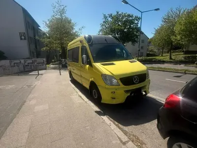 Brugt Mercedes Sprinter 163 HK (119 kW) 2012 Gul Van