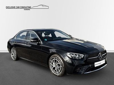 Schwarz Gebraucht 2022 Mercedes E200 AMG line Limousine | 42.990 € (Fairer Preis)