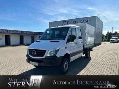 gebraucht Mercedes Sprinter 316 CDI Doka 4x4 Pritsche/Plane KLIMA EURO6 6SITZE