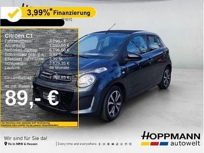 Gebraucht Citroën C1 Shine 82 PS (60 kW) 2016 Schwarz Kleinwagen