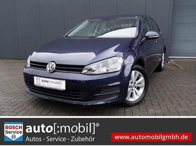Gebraucht VW Golf VII Trendline 110 PS (80 kW) 2016 Blau Limousine