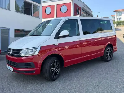 Gebraucht VW Caravelle 199 PS (146 kW) 2019 Candyweiß/kirschrot Van