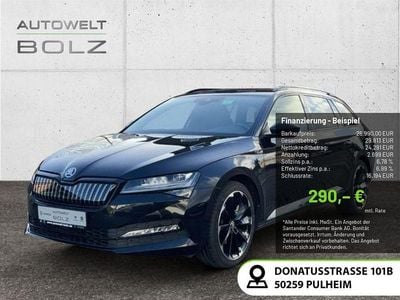 Gebraucht Skoda Superb SportLine 218 PS (160 kW) 2022 Schwarz Kombi