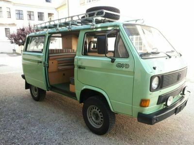 gebraucht VW T3 Kombi Grün Schaltgetriebe 69 HP