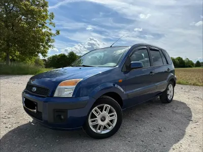 Brugt Ford Fusion Style 80 HK (58 kW) 2008 Blå Hatchback