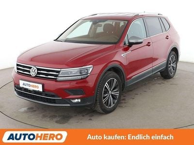 Gebraucht VW Tiguan Allspace Highline 150 PS (110 kW) 2019 Rot SUV