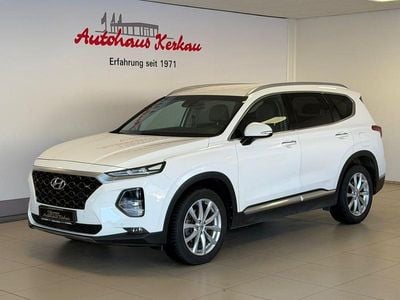 White cream Gebraucht 2019 Hyundai Santa Fe Trend SUV | 19.750 € (Fairer Preis)