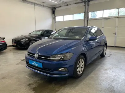 Gebraucht VW Polo Highline 95 PS (69 kW) 2019 Blau Kleinwagen