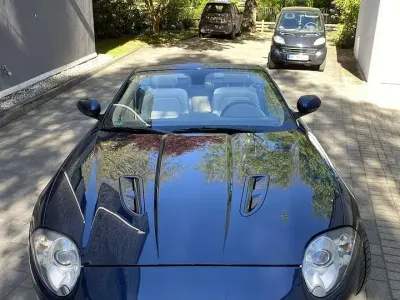 Usata Jaguar XKR 416 CV (305 kW) 2006 Blu Cabrio