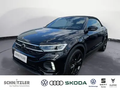 Gebraucht VW T-Roc Cabriolet R-line 150 PS (110 kW) 2022 Schwarz Cabrio