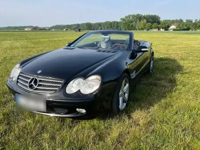 Gebraucht Mercedes SL500 306 PS (225 kW) 2002 Schwarz Cabrio