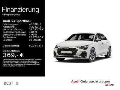 Gebraucht Audi S3 Ambiente 333 PS (244 kW) 2025 Arkonaweiß Limousine