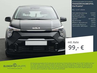 Schwarz Gebraucht 2025 Kia Picanto Vision Kleinwagen | 15.180 € (Fairer Preis)