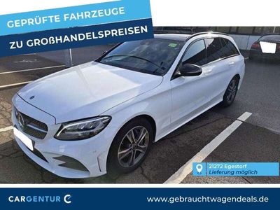 gebraucht Mercedes C200 d T AMG Line Pano SpoSi Navi Key RKam LED