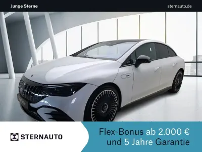 Gebraucht Mercedes EQE AMG 53 Premium Plus 459 kW (625 PS) 2024 Manufaktur lack manufaktur opalithweiß bright Limousine
