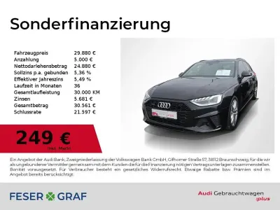 Gebraucht Audi A4 S-Line 265 PS (194 kW) 2023 Mythosschwarz metallic Kombi