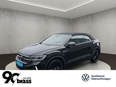 Gebraucht VW T-Roc Cabriolet R-line 150 PS (110 kW) 2024 Deep black perleffekt/schwarz Cabrio