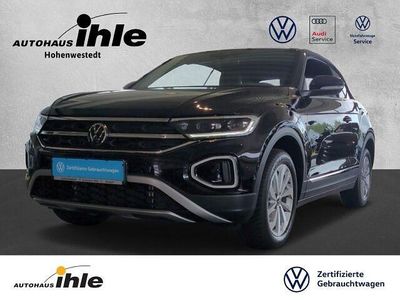 Gebraucht VW T-Roc Cabriolet Style 116 PS (85 kW) 2024 Schwarz Cabrio