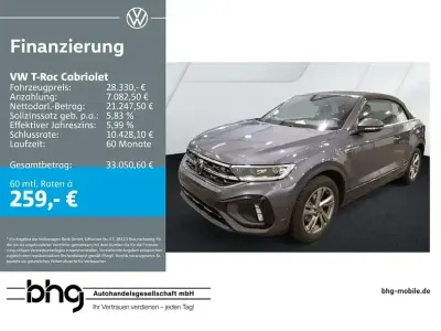 Gebraucht VW T-Roc R-line 150 PS (110 kW) 2025 Schwarz SUV