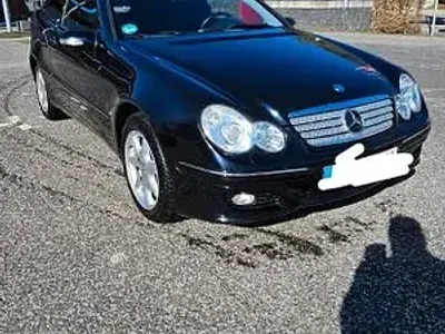 Brugt Mercedes C160 122 HK (89 kW) 2005 Sort Coupe