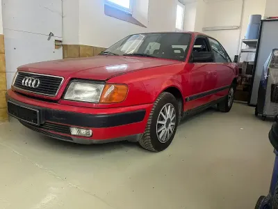 Gebraucht Audi 100 133 PS (97 kW) 1992 Rot Limousine