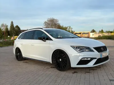 Brugt Seat Leon ST 4Drive 300 HK (220 kW) 2020 Hvid Stationcar