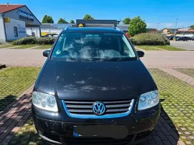 Gebraucht VW Touran Trendline 101 PS (74 kW) 2004 Schwarz Van / Kleinbus