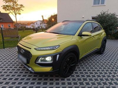 Gebraucht Hyundai Kona Style 177 PS (130 kW) 2017 Gelb SUV