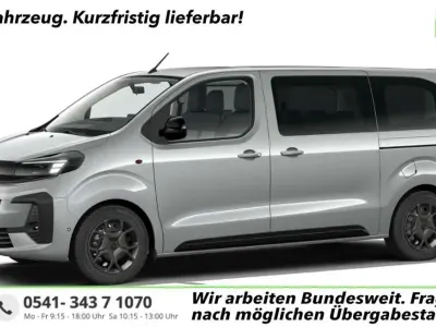 Neu Opel Zafira Life Edition 179 PS (131 kW) 2026 Kontrast grau metallic Van / Kleinbus