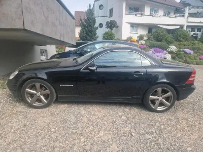 Gebraucht Mercedes SLK200 163 PS (119 kW) 2001 Schwarz Cabrio