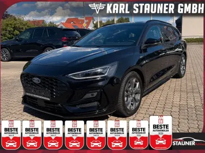 Gebraucht Ford Focus ST-Line X 155 PS (114 kW) 2024 Obsidian schwarz met. (metallic) Kombi