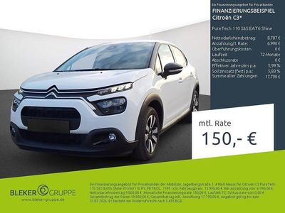 Gebraucht Citroën C3 PureTech 110 PS (80 kW) 2023 Weiß Kleinwagen
