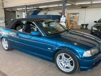 Gebraucht BMW 323 Cabriolet 170 PS (125 kW) 2000 Blau Cabrio