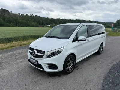 Gebraucht Mercedes V250 AMG line 190 PS (139 kW) 2019 Weiß Van / Kleinbus