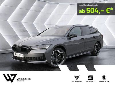 Neu Skoda Superb SportLine 193 PS (141 kW) 2025 Grau (grau / graphitgrau) Kombi
