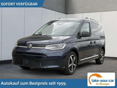 Neu VW Caddy Style 122 PS (89 kW) 2026 Starlight blue metallic Van / Kleinbus