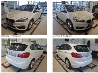 Gebraucht BMW 218 Active Tourer Advantage 150 PS (110 kW) 2015 Weiß Van / Kleinbus
