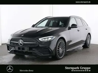 Gebraucht Mercedes C300e Premium 204 PS (150 kW) 2025 Lack obsidianschwarz Kombi