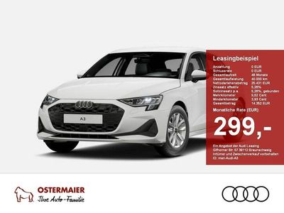 Neu Audi A3 Ambiente 116 PS (85 kW) 2025 Brillantschwarz Limousine