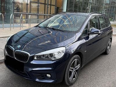 Gebraucht BMW 220 Gran Tourer Sport Line 190 PS (139 kW) 2016 Blau Van / Kleinbus