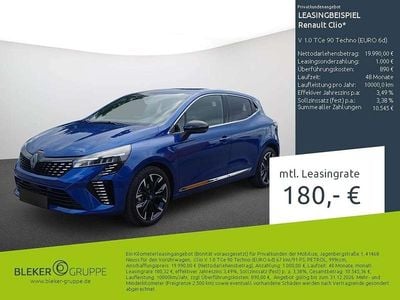 Ironblau Neu 2025 Renault Clio V Techno Limousine | 18.940 € (Guter Preis)