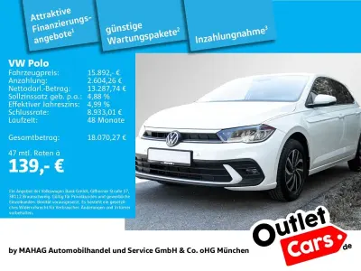 Gebraucht VW Polo Life 95 PS (69 kW) 2022 Weiß Kleinwagen