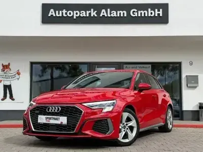 Brugt Audi A3 S-Line 200 HK (147 kW) 2022 Rød Sedan
