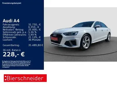 Gebraucht Audi A4 S-Line 150 PS (110 kW) 2024 Weiss Limousine