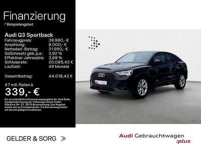 Second-hand Audi Q3 Sportback S-Line 150 CP (110 kW) 2025 Negru SUV
