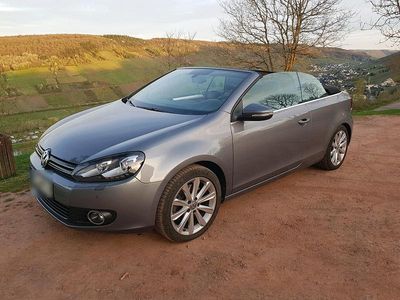 Gebraucht VW Golf Cabriolet Exclusive 140 PS (102 kW) 2013 Grau Cabrio
