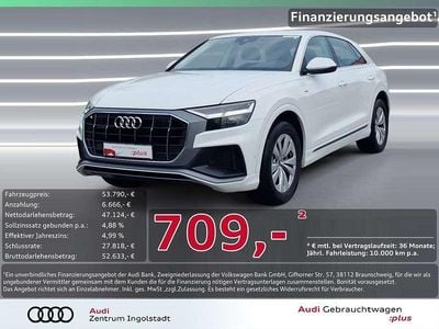 Gebraucht Audi Q8 S-Line 381 PS (280 kW) 2021 Weiß SUV